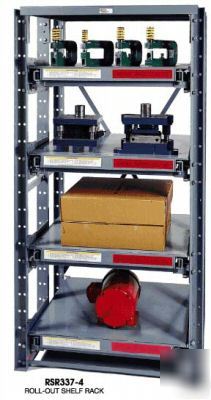 Meco die roll out shelving