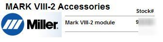 Miller 902149 mark viii-2 module