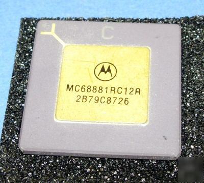 New 68881 motorola collectible MC68881RC16B gold