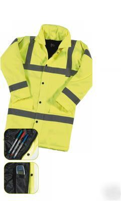 Pro spec hi visibility proof coat size xxxl REF471