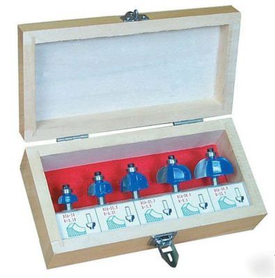 Router bits 5PC cove 1/4