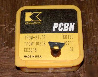 Kennametal diamond inserts tpgw 21.52 TPGW11020 KD120