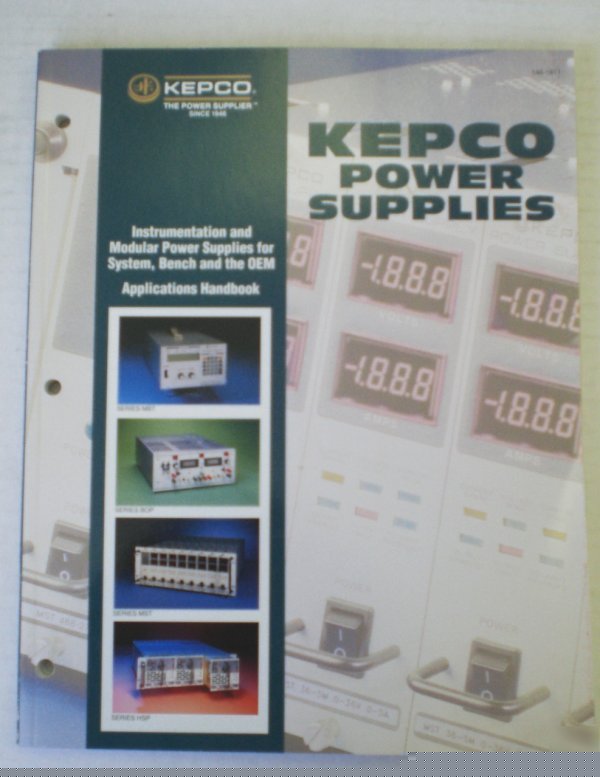 Kepco power supplies catalog Â©1994