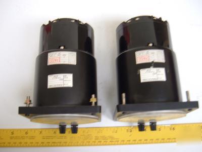 Lot of two (2) mitsubishi dc load meter lm-11MR da