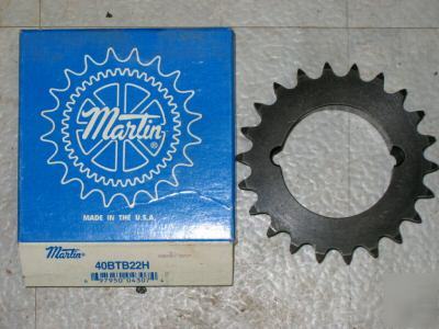 Martin 40BTB22H 1610 taper bushed sprockets