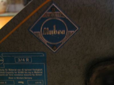 Mubea bench plate shear 3/4 r
