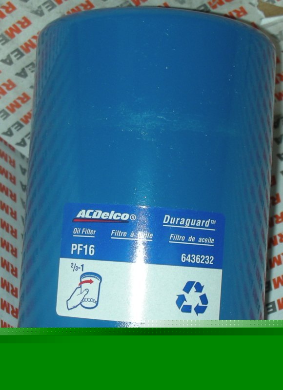 PF16 ac delco oil filter