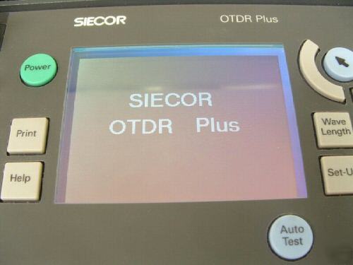 Siecor otdr plus 838-MD55-SRSD55 sm mm vfl multitest