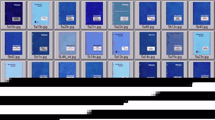 5S14N 5T1A 5L4N 5CT1N + 22 more tek 5000 series manuals