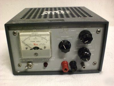 Harrison constant voltage/current variable voltage 