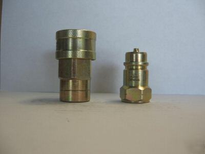 Quick coupler iso-a poppet style 1/2