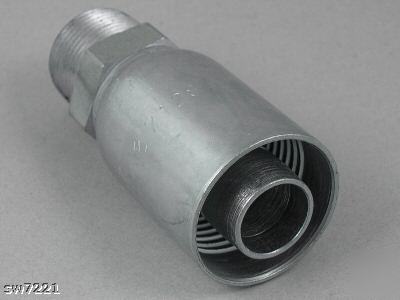 (10) mp-12-12 male pipe hydraulic hose ends/fittings