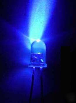 10 x 3MM ultra bright blue led + 470 resistor 60@Â£4.99
