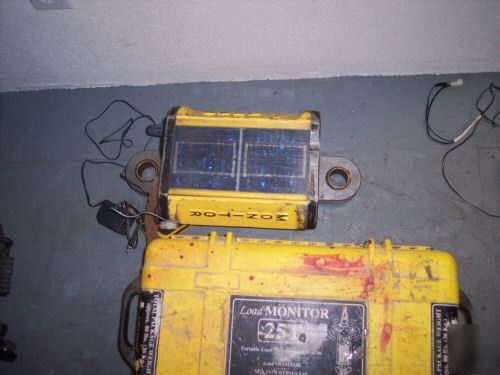 25 ton load monitor portable scale with remote