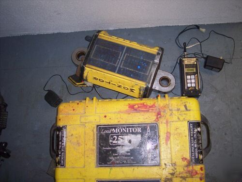 25 ton load monitor portable scale with remote