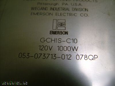 Chromalox circulation heater gchis-C10