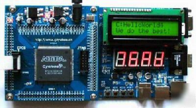 Fpga / sopc learning development kit altera cyclone lcd