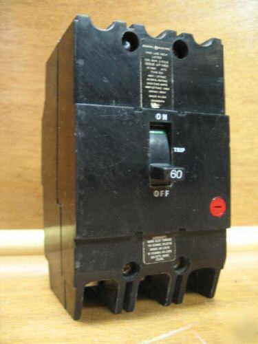 Ge general electric breaker TEY360 tey-360 60 amp a tey