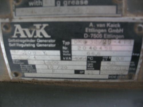 Generator military '85,40KW, portable,