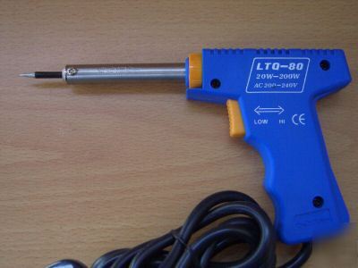 New 20W / 200W switchable soldering gun / iron