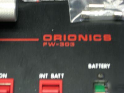 Orionics fw-303 fiber optic fusion splicer w/access.