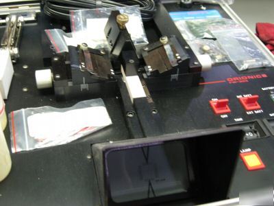Orionics fw-303 fiber optic fusion splicer w/access.