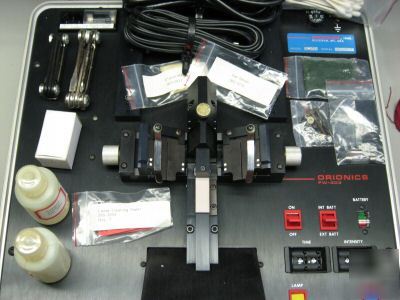 Orionics fw-303 fiber optic fusion splicer w/access.