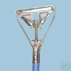 Steel speed change mop handle-latch style-64
