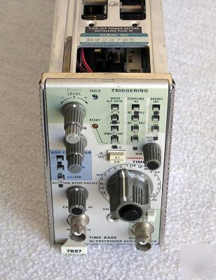 Tektronix tek 7B87 time base 400 mhz plugin 