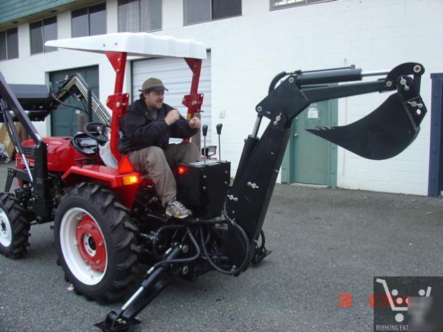Tractor 3 point backhoe back hoe lw-8 cat ii 3PT 3PL