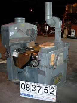 Used: j h day horizontal three roll mill, model 10 x 22