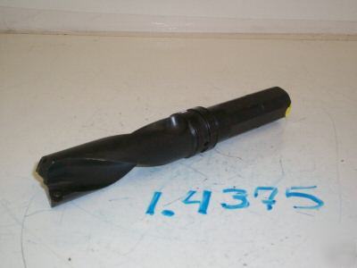 Used valenite val-u-dex carbide insert drill 1.4375''