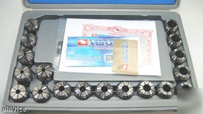 Vertex chronos set of 18 ER32 collets milling