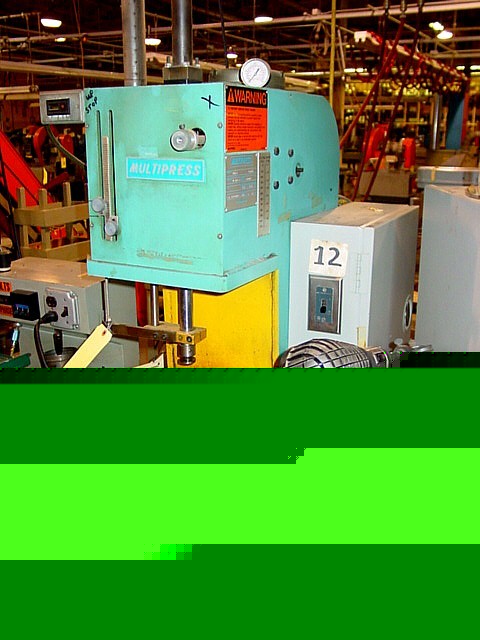 1TN hydraulic press, denison W3A-1 