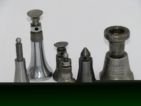 Lot 6 old industrial toolmaker machinist screw jacks