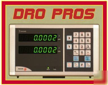 Fagor 2 axis 12 x 30 digital readout mill dro kit