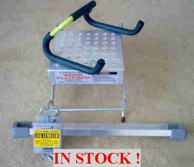 Little giant work platform, leg leveler + ladder carry 