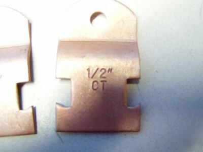 New copper unistrut pipe clamp 1/2