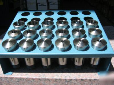 29 pcs precision 5C collets set & free 5C collet stand