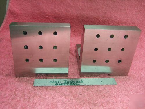 Angle plate toolmaker machinist hardened ground 30*-45*