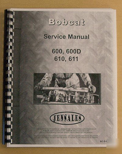 Bobcat 600 service manual (bc-s-600)