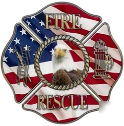 Firefighter decal reflective 4