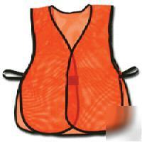 High visibility mesh vest, orange; sizes 2XL-3XL