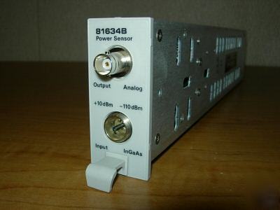 Hp agilent 81634B ingaas optical power sensor -110DBM