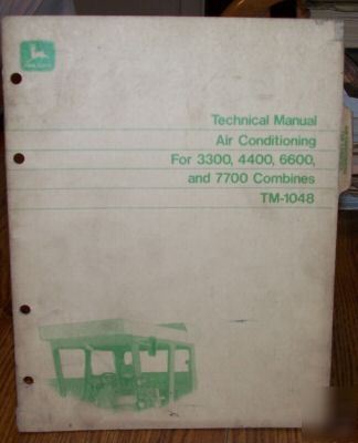 John deere air conditioning for combines technical man
