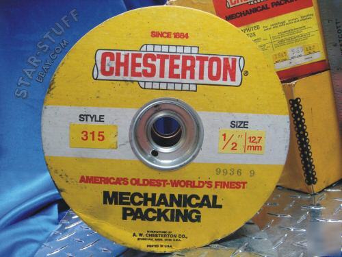 Large box of a.w. chesterton asbestos packing style 315