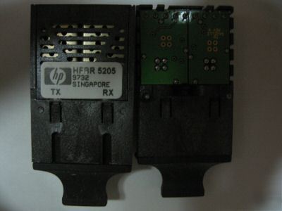 Lot of 10 p/n HFBR5205 multimode fiber transceivers hp 