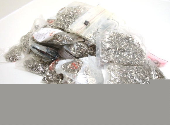Lot of 21 lbs of assorted molex nuts and washers