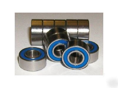 10 ball BEARINGS1060 6X10 metal rubber seals tamiya