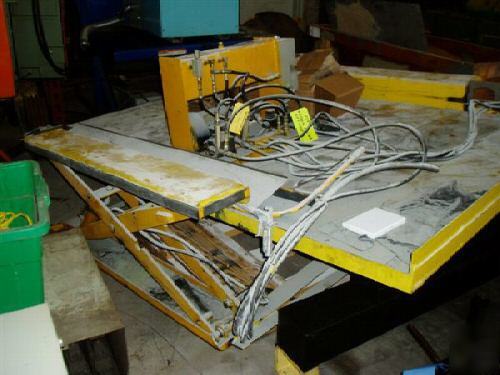 2500 lb air-tech industries hyr scissor lift tbl #24847